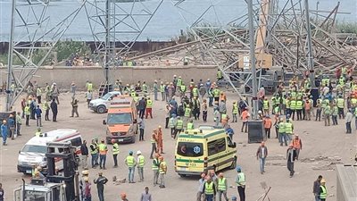 لجنة حكومية لمعاينة موقع انهيار برج كهرباء أوسيم