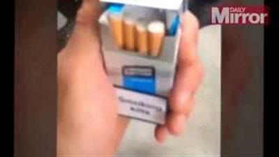 بالفيديو.. انفجار «سيجارة» في وجه مدخن