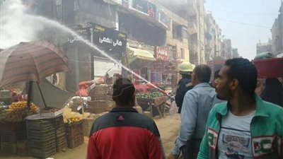 السيطرة على حريق بكابينة كهرباء بشبرا الخيمة