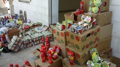 ضبط وإعدام 2500 قطعة بسكويت و57 كيلو أغذية منتهية الصلاحية بطور سيناء