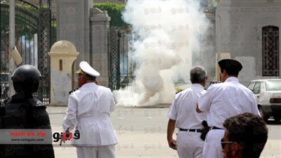 إصابة شخصين من أفراد الأمن الإدارى لجامعة القاهرة بسبب اشتباكات الإرهابية