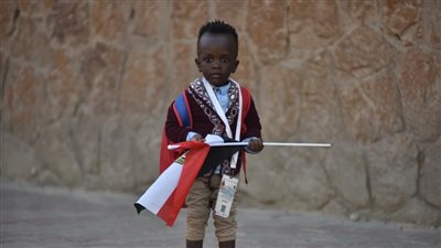 مشجعون أفارقة يساندون المنتخب الوطني في مباراته بنهائي أفريقيا