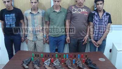 ضبط أسلحة نارية بشبرا الخيمة