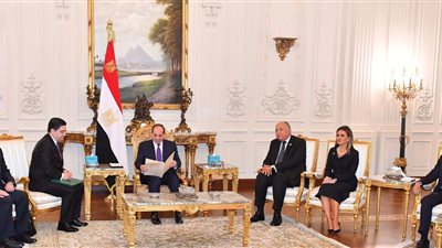 السيسي يتسلم رسالة خطية من ملك المغرب