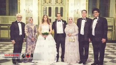 بالصور ..حضور إعلامي كبير في حفل زفاف 