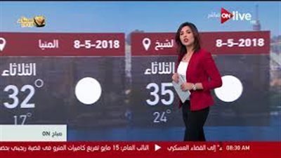 الأرصاد: طقس اليوم معتدل.. والعظمى بالقاهرة 29 درجة (فيديو)