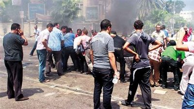 اشتباكات بين أقارب أحد المتهمين ورجال الأمن بقنا