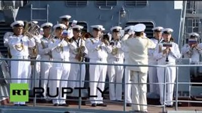 بالفيديو.. «السيسي» يتفقد أحدث حاملة «صواريخ روسية» بأسطول البحر الأسود