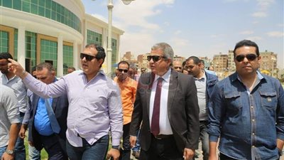 وزير الرياضة يتفقد الفرع الجديد لنادي الإسماعيلي (صور)