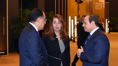 السيسي يهنئ وزيرة التضامن بمنصب وكيل سكرتير عام الأمم المتحدة