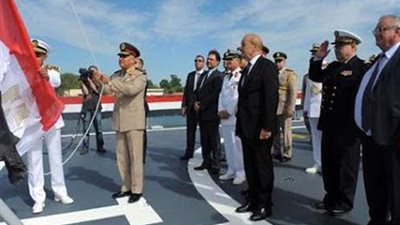 اليوم.. رفع العلم المصري على الفرقاطة «فريم» واستلام 8 طائرات «إف 16»