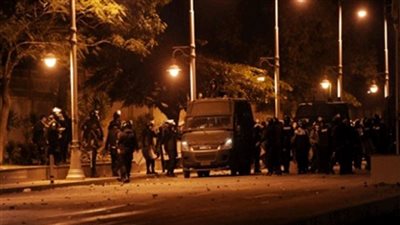 اشتباكات بين أنصار الإرهابية وقوات الشرطة بالألف مسكن