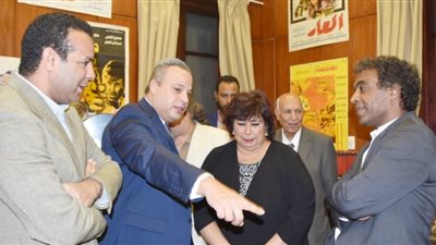 وزير الثقافة تفتتح متحف ذاكرة قصر السينما (صور)