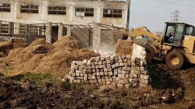 استرداد 213 ألف متر مربع من أراضي الدولة بالغربية