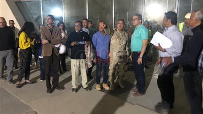 وزير الآثار يتفقد سير العمل بمشروع المتحف المصري الكبير