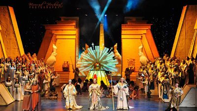 العلاقة بين «أوبرا عايدة» وقناتي السويس القديمة والجديدة.. مؤلفها صاحب أول سلام وطني مصري.. تقاضى 150 ألف فرنك من الخديو إسماعيل.. حصار فرنسا سبب استبدالها في افتتاح القناة.. والحلم يتحقق بع