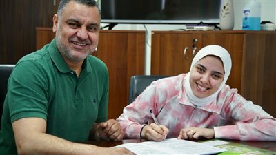 الأهلي يجدد عقد لاعبة كرة الطائرة دعاء الغباشي 4 مواسم