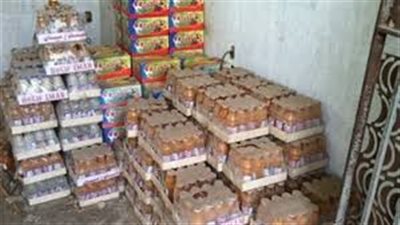ضبط 8 آلاف عبوة عصير فاسدة داخل مصنع بطنطا