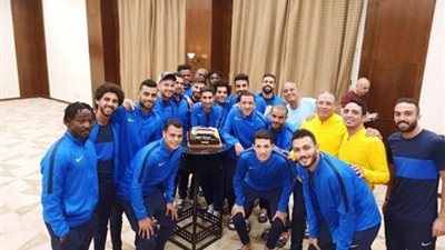 احتفال سموحة بثنائي المنتخب الأوليمبي