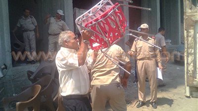 بالصور.. حملة لإزالة الإشغالات والتعديات بدكرنس الدقهلية