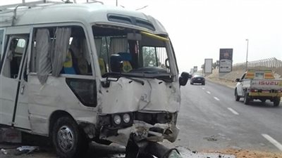 ننشر التقرير المبدئي لمصابي حادث انقلاب أتوبيس سياحي بمطار القاهرة