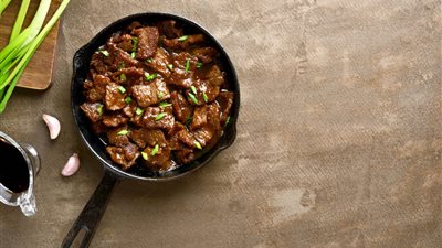 طريقة عمل لحم مقلقل