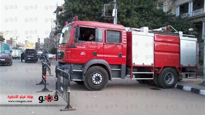الدفع بـ 13 سيارة إطفاء للسيطرة على حريق بأسوان