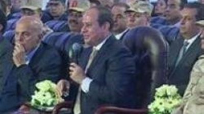 رسائل السيسي خلال افتتاحه المشروعات القومية من بورسعيد
