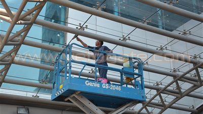 بالصور.. مطار القاهرة يواصل تجهيزاته لاستقبال وفود القناة الجديدة