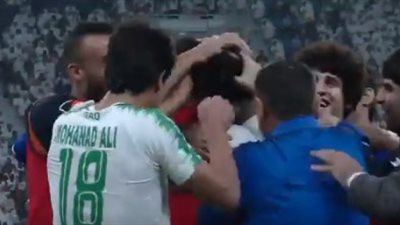 العراق يتقدم على قطر 0/2 في الشوط الأول بافتتاح خليجي 24 (فيديو)