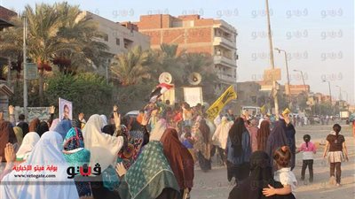 بالصور.. مسيرة صباحية لأنصار الجماعة الإرهابية بالخانكة