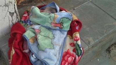 العثور على طفل رضيع أمام مسجد بدمياط