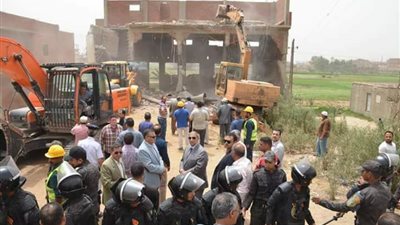 إزالة 20 حالة تعد على مساحة 15 فدانا زراعيا في اﻹسماعيلية (صور)