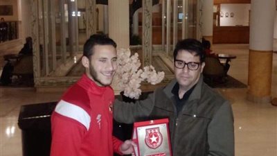 النجم الساحلي يكرم رمضان صبحي