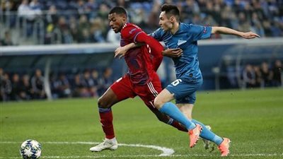 زينيت يفوز على ليون 0/2 في دوري أبطال أوروبا