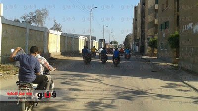 مسيرة بالدراجات النارية لأنصار المعزول بدمياط