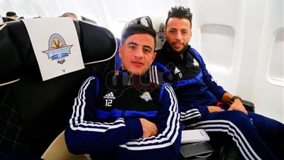 بعثة بيراميدز تطير إلى نيجيريا بطائرة خاصة (صور)