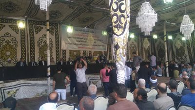 إنهاء خصومة ثأرية بين عائلتين بالقليوبية (صور)