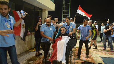 ولاء حافظ يحطم رقما قياسيا في الغطس لذوي الاحتياجات الخاصة