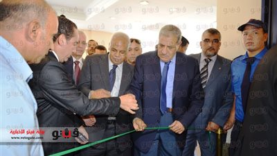 بالصور.. محلب يفتتح مستشفى 