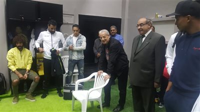 رئيس المقاولون يهنئ اللاعبين والجهاز الفني بالفوز وتصدر الدوري