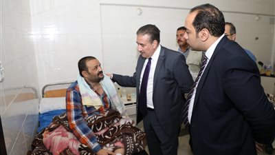 محافظ المنوفية ونائبه يتفقدان مستشفى شبين الكوم التعليمي (صور)