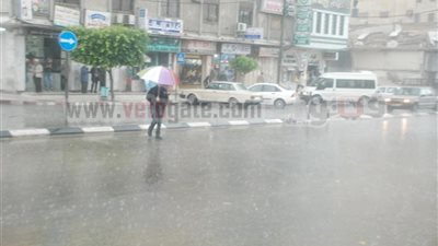 أمطار غزيرة على سانت كاترين