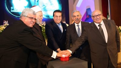 وزير التعليم العالي يشهد حفل إطلاق مبادرة اندماج (صور)