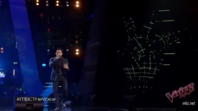 حماقي ينشر فيديو لأغنية «أجمل يوم» من «ذا فويس»