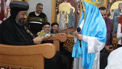 إيبارشية الوادى الجديد تحتفل بالعيد الأول لرسامة الأنبا ارسانيوس