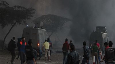 اشتباكات عنيفة بين عناصر الإرهابية والأهالي بإمبابة