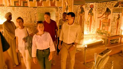 رئيس المجر يزور دير الأنبا باخوميوس الشايب بالأقصر