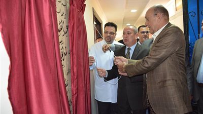 افتتاح مدرستين ومحطة صرف صحي في دمياط