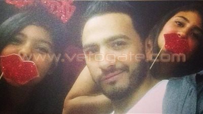 بالصور.. تامر حسنى يحتفل بعيد ميلاده الـ